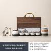 Forbidden City merchandise Kuaike cup tea set portable travel gift box new Chinese ceramic tea set business souvenir