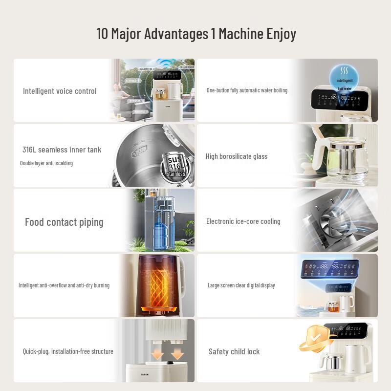 Supor Smart Voice Tea Bar Water Dispenser