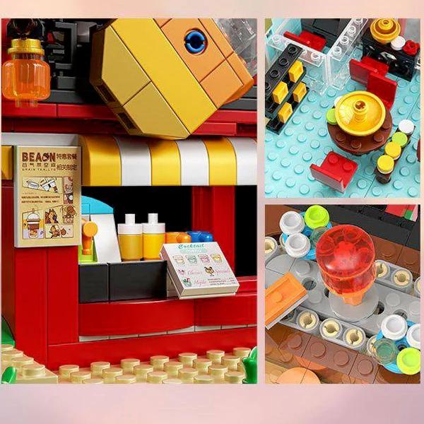 4653PCS Creative Expert Chinatown Bangkok Building Blocks Set City Street View Architecture Model Bricks Toys Xmas Gifts For Kids