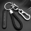 Braided Pendant Keychain Gift For Husband High Car Key Ring Anti Lost Number