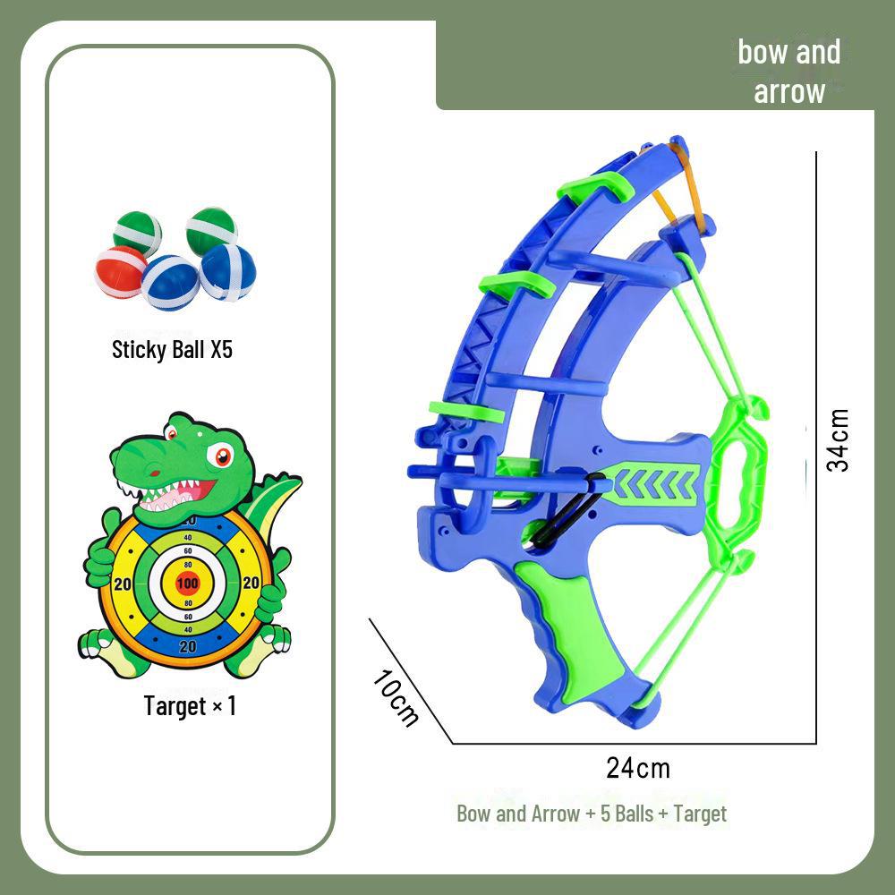 Интерактивный набор из липкого шарика и лука со стрелами для игр в помещении и стрельбы по мишеням