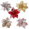 Maple Leaf Decorations Simulated Christmas Flower Fabric Material