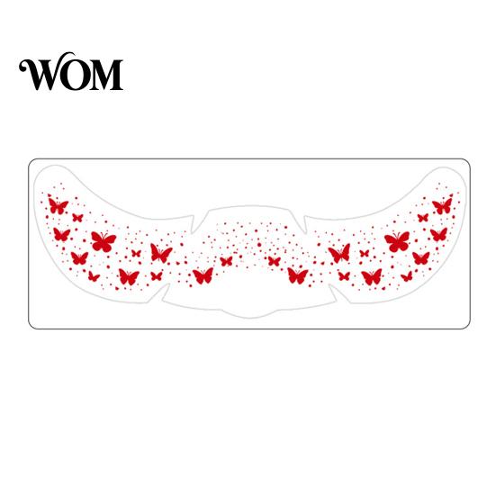 Temporary Festive Tattoos Tattoo Sticker, Red Freckles Face Tattoo, Waterproof Non-irritating for Kids Adults Party Makeup Removable Stickers