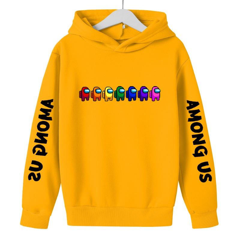 Winter Casual Versatile Items Fashion Comfortable Cartoon Small Pattern Letters Printed Children's Cute Warm Hoodie