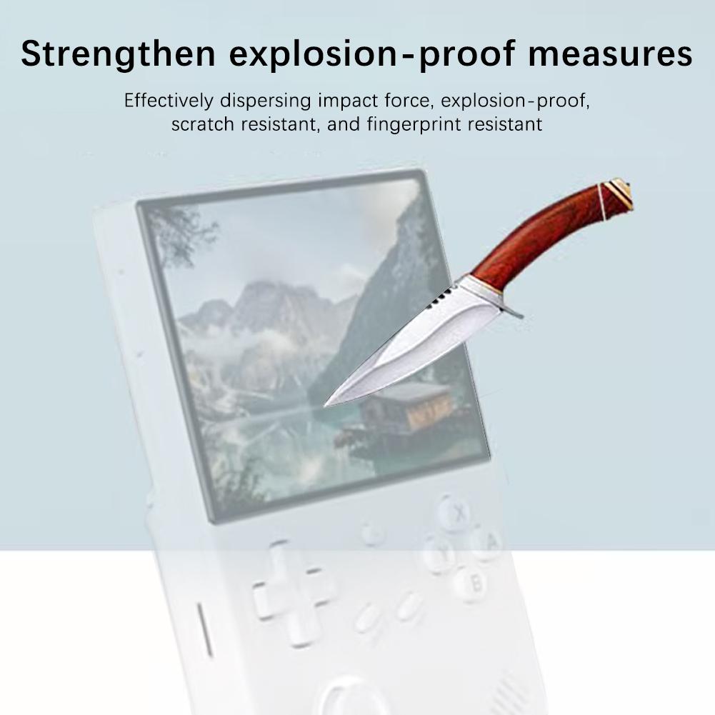 1 комплект Защитная пленка из закаленного стекла для портативной игровой консоли Anbernic RG40XXV для высокой четкости, взрывозащищенная, противоударная