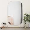 VidaXL Wall Mirror Makeup Vanity Cosmetic Bedroom Decoration Bathroom Living Room Interior Silver 348214