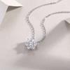 Trend 925 Silver Snowflake Necklace For Women Does Not Fade, Temperament Gives Gifts Moissanite High-End Collarbone Chain