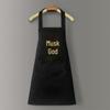 Women's Waterproof PVC Apron with Cooking Sleeves - Oil-Proof, Customizable, Half-Length Waist Design
