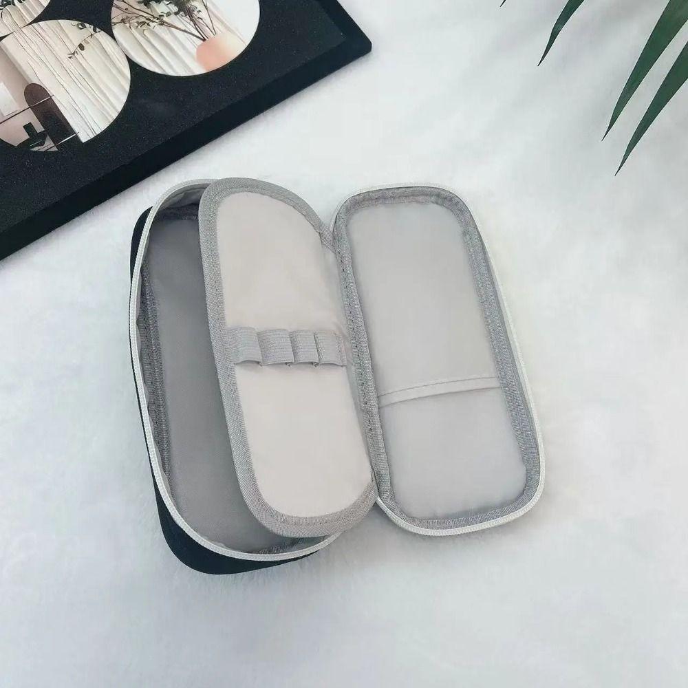 Oxford Cloth Minimalist Pen Bag Zippered Stationery Organizer Back-To-School Season