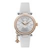 Женские часы Vivienne Westwood с подвеской-шармом Orb, кристалл, белая кожа VV006RSWH [Параллельный импорт]