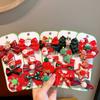 Children's Christmas Hair Accessories Santa Claus Christmas Tree Reindeer Hair Clip Festival Side Hair Clip Five-Piece Set