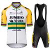 Jersey Set Cycling Quick Dry Short Sleeve Bib Shorts