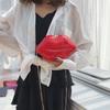 Женская пластиковая вечерняя сумочка в форме губ для вечеринок с цепочкой, маленькая монетница, чехлы для телефона, сумка через плечо кроссбоди конфетных цветов