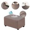 Waterproof Suede Velvet Stool Ottoman Cover Slipcover for Sofa Footstool Home Room Decor Step Stool Covers