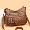 Yogodlns Vintage Pu Leather Luxury Purses and Handbags High Quality Women's Bag Design Multi-pocket Ladies Crossbody Shoulder Bags