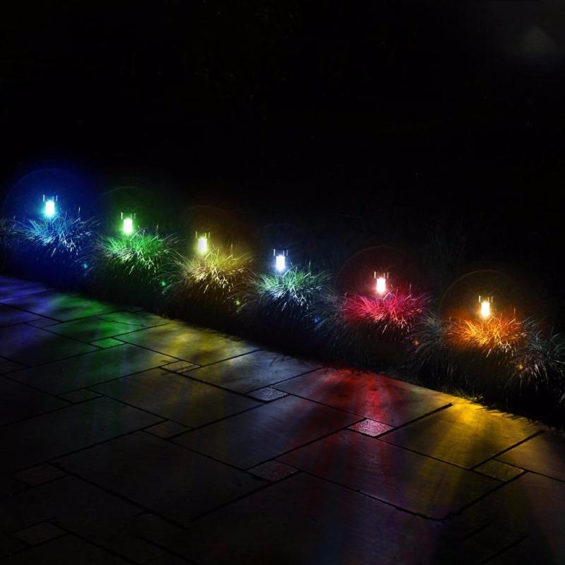 1/4/6/8/12PC LED Solar Garden Light Outdoor Solar Light Waterproof LED Landscape Light Courtyard Lawn Christmas Day Decorative Atmosphere Light