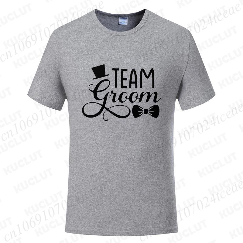 Унисекс Лучшая футболка унисекс Team Groom Squad GroomsUnisex Футболка Boyfriend Single Farewell Fashion Graphic Y2k Топы Bachelor Stag Party Tees