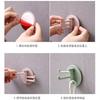 Bathroom Hooks Creative Shape 3 Branch Rotating Hook Wall Unmarked Paste Plain Color Multifu Storage Hook Gadget Accessories