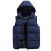 Men's Down-Filled Vest Winter Insulated Outdoor Vest Thickened Sleeveless Jacket