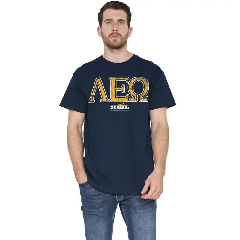 Old School Leo T Shirt S 2xl Navy