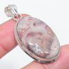 Natural Dolomite Gemstone 925 Sterling Silver Jewelry Pendant 1.97" D3z68