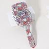 1 шт. фруктовый напиток закуска узор расческа с воздушной подушкой-антистатическая, нейлоновая щетина, эргономичная ручка, Специально для париков из натуральных волос