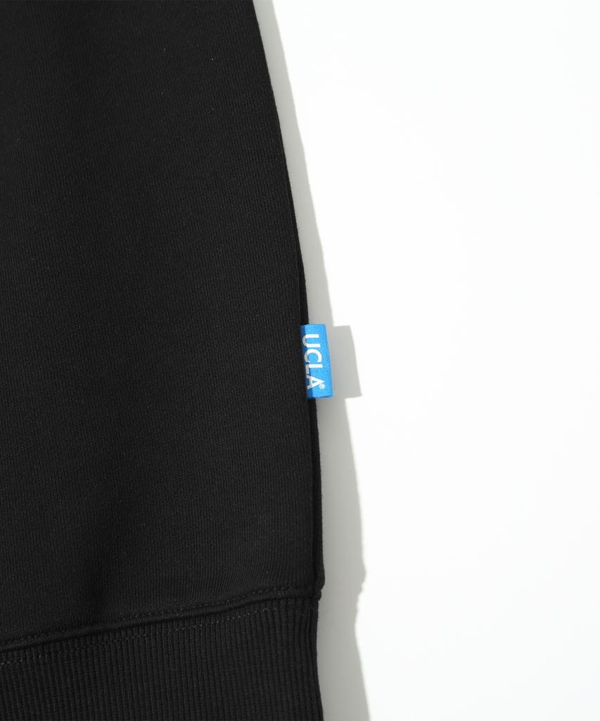 UCLA Unisex Small Logo Basic Sweatshirt [Black] (Ubrlt81)