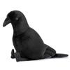 Lilizzhoumax Realistic Crow Plush Toy - Black Bird Stuffed Animal, Crow Plush Toy, Boys Toy, Girls Boys Toy, Crow Gift for Kids, Halloween Decoration
