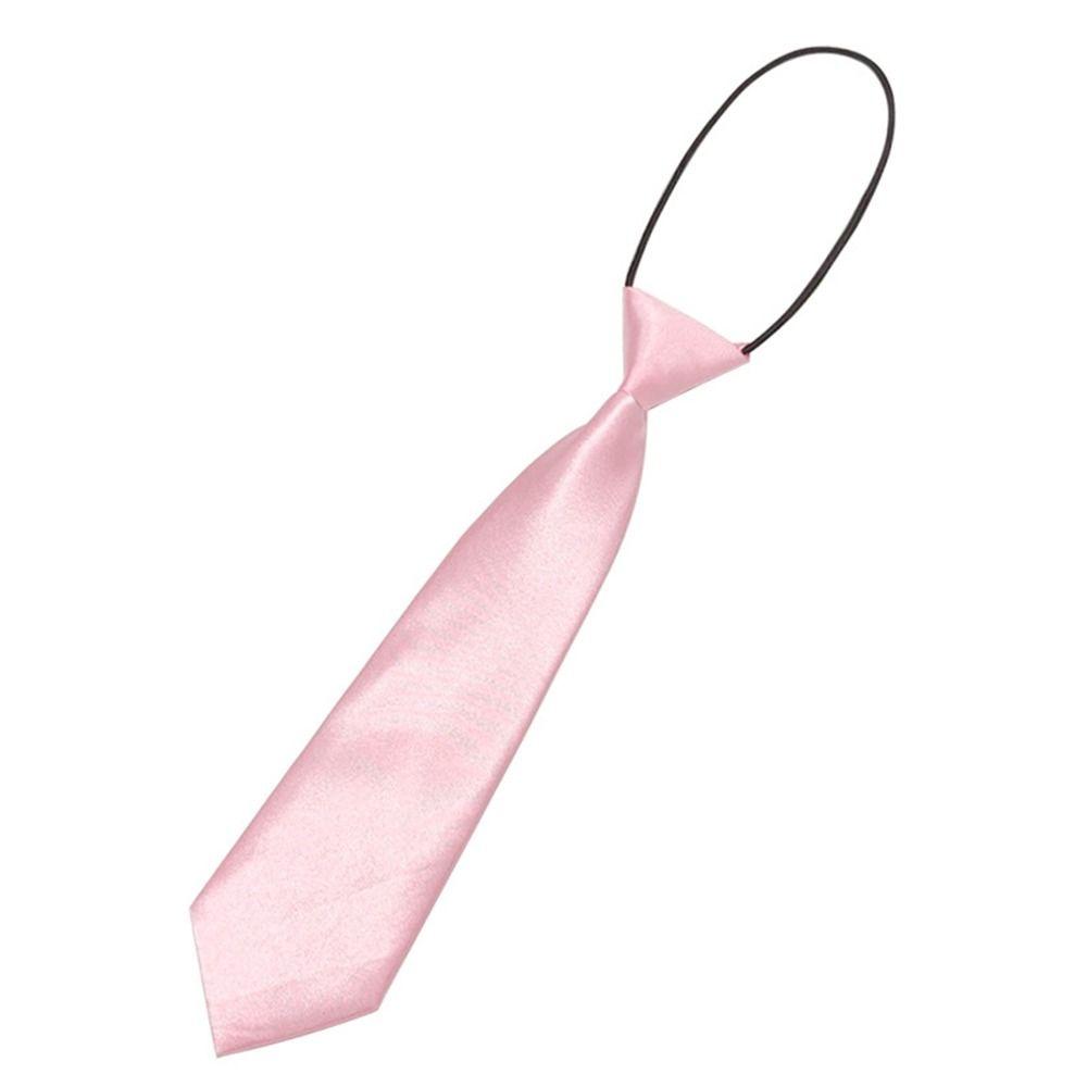 Accessories Photograph Props For Kids School Uniform Tie Solid Color Elastic Necktie Children Tie