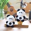 Cute Cute Little Panda Pendant Plush Toy Doll Smile Bag Hanging Decoration Keychain Doll Doll Doll