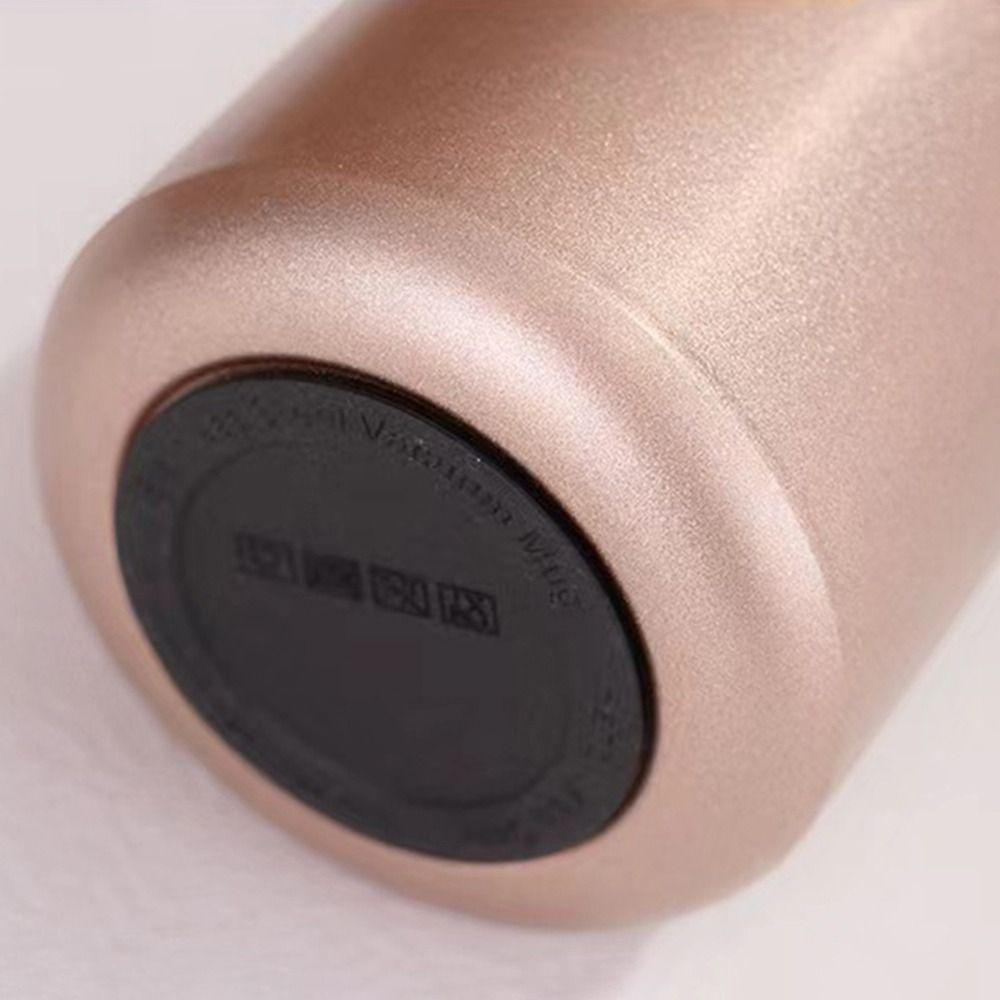 Lifting Ring Mini Vacuum Thermos Cup Simple Insulated Water Bottle Coffee Mug Office/School