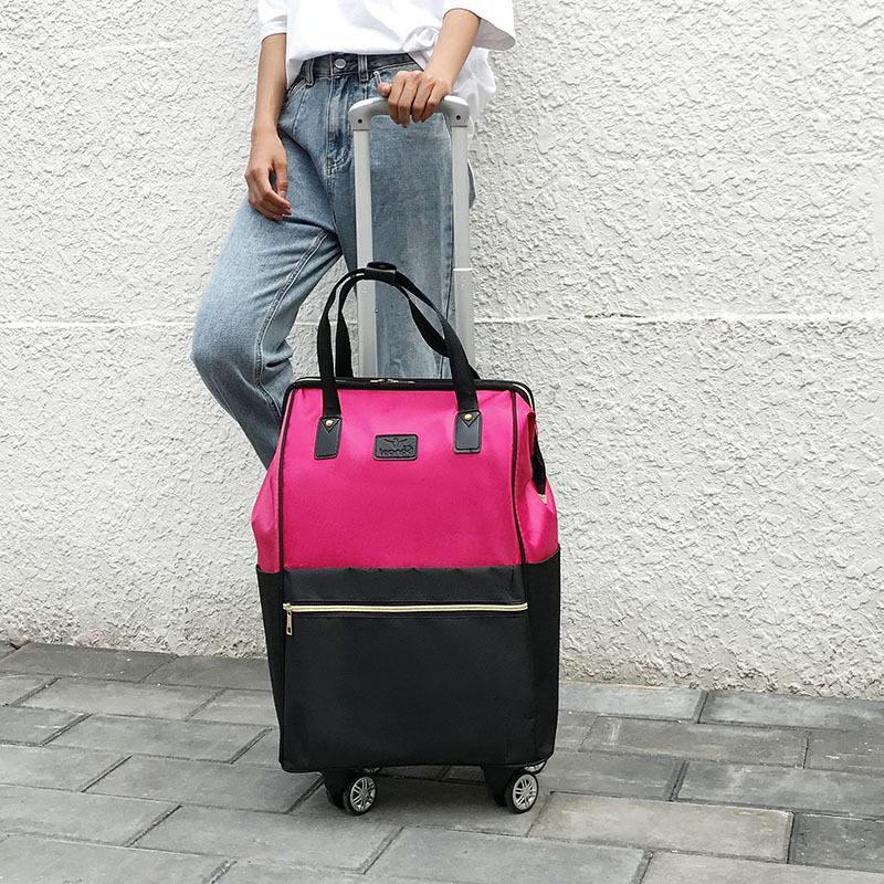 Путешествия на короткие расстояния, большая вместительная водонепроницаемая сумка для багажа, коробка на посадочной тележке, легкая дорожная сумка для деловых поездок, дорожная сумка