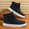 Men's Fleece Snow Boots Warm Thick Cotton Short Boots Lace-up Non-slip Men Sneakers Botas Para Hombre Size 39-46