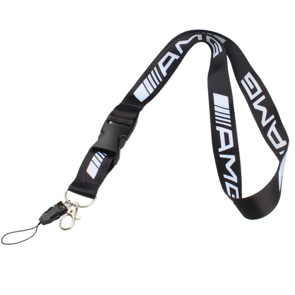 CSF1 Lanyard for Car Keys ID Holders Cell Phone Neck Straps car keychain For Mercedes Benz AMG C E S ML GLK GLE GLS GLC SLK W177 W176
