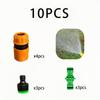 10Pcs Garden Faucet Connectors 1/ 2inch Water Pipe Fittings - Set With Threaded Connectors And Water Pipe Connectors, Extension Connection