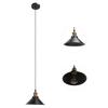 Wrought Iron Ceiling Lamp Simple Retro Industrial Style E27 Black Metal Cage Wrought Iron Hanging