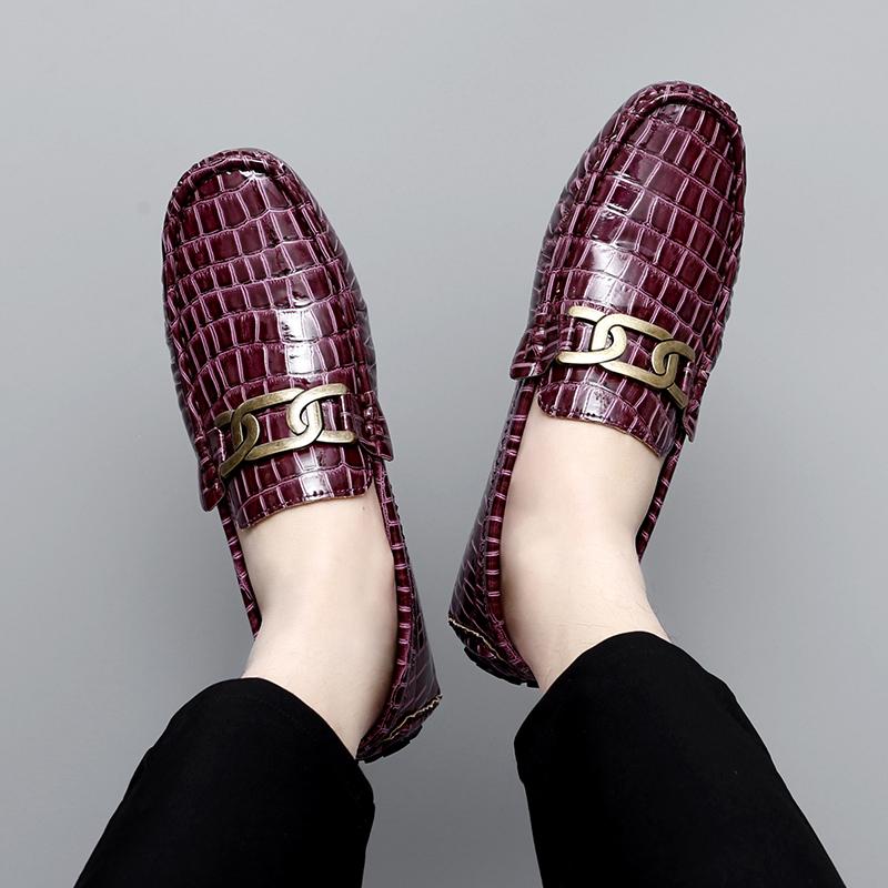 Женские удобные туфли на плоской подошве, мужские мокасины, лоферы, туфли для вождения, повседневные, без застежек, унисекс, большие размеры, фиолетовые, черные, зеленые, синие, кожаные туфли