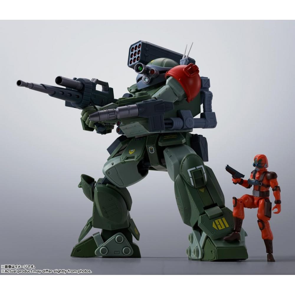 HI-METAL R бронированный солдатский прицел Votoms для собак с красным плечом на заказ, прибл.. Окрашенная подвижная фигура из ПВХ, АБС и литья под давлением, 165 мм