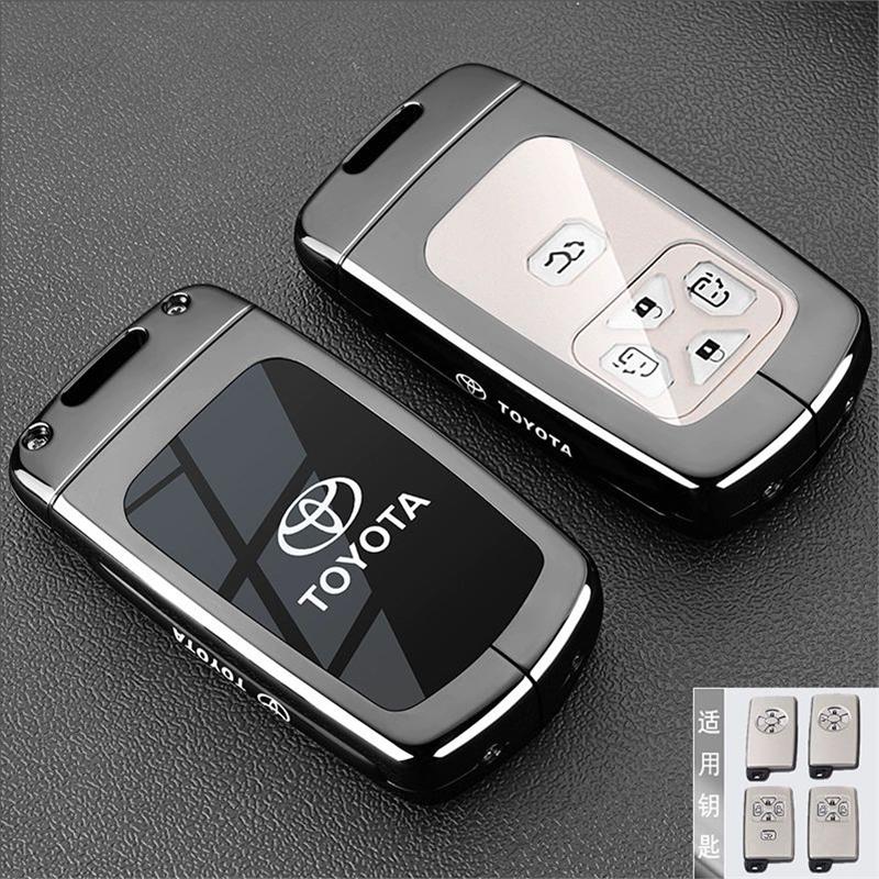 svagd6 Compatible with Toyota Alphard Key Cover for Noah, Sienna, Sienta, Superb, Voxy, Tundra, Sequoia, and Truck Car Bag Buckle Shell