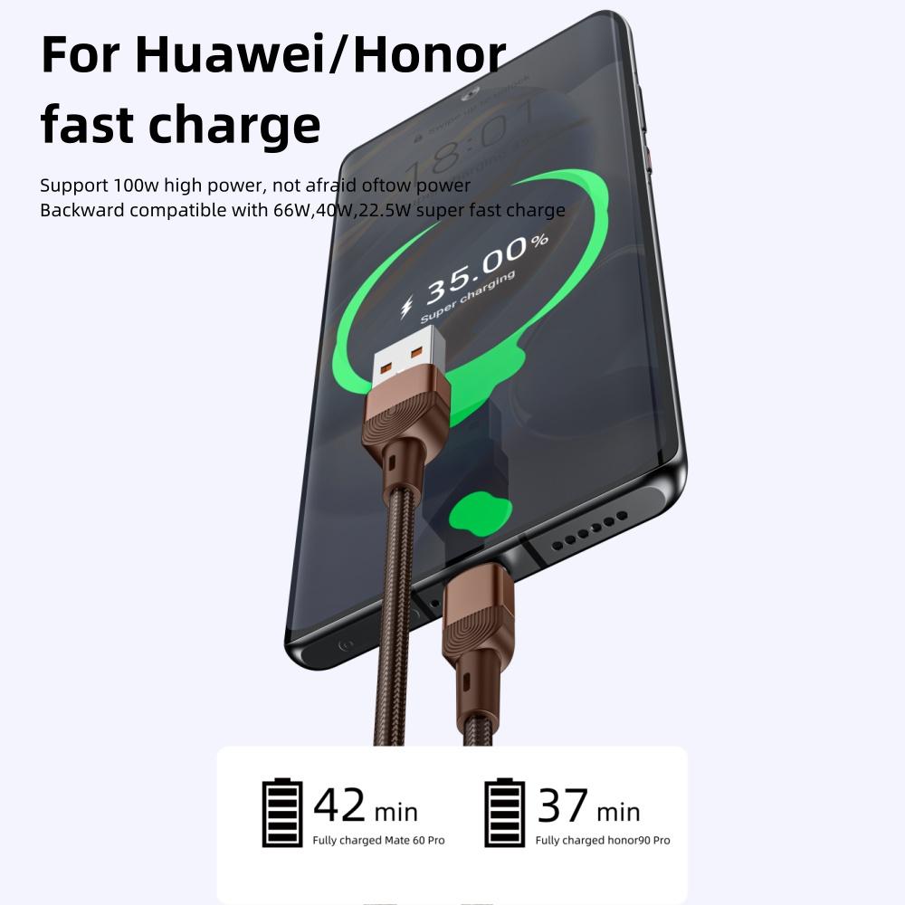 Кабель для быстрой зарядки 100 Вт USB кабель для передачи данных Type C Сверхбыстрый зарядный кабель Плетеный кабель для передачи данных для iPhone 15 16 Xiaomi Huawei Samsung
