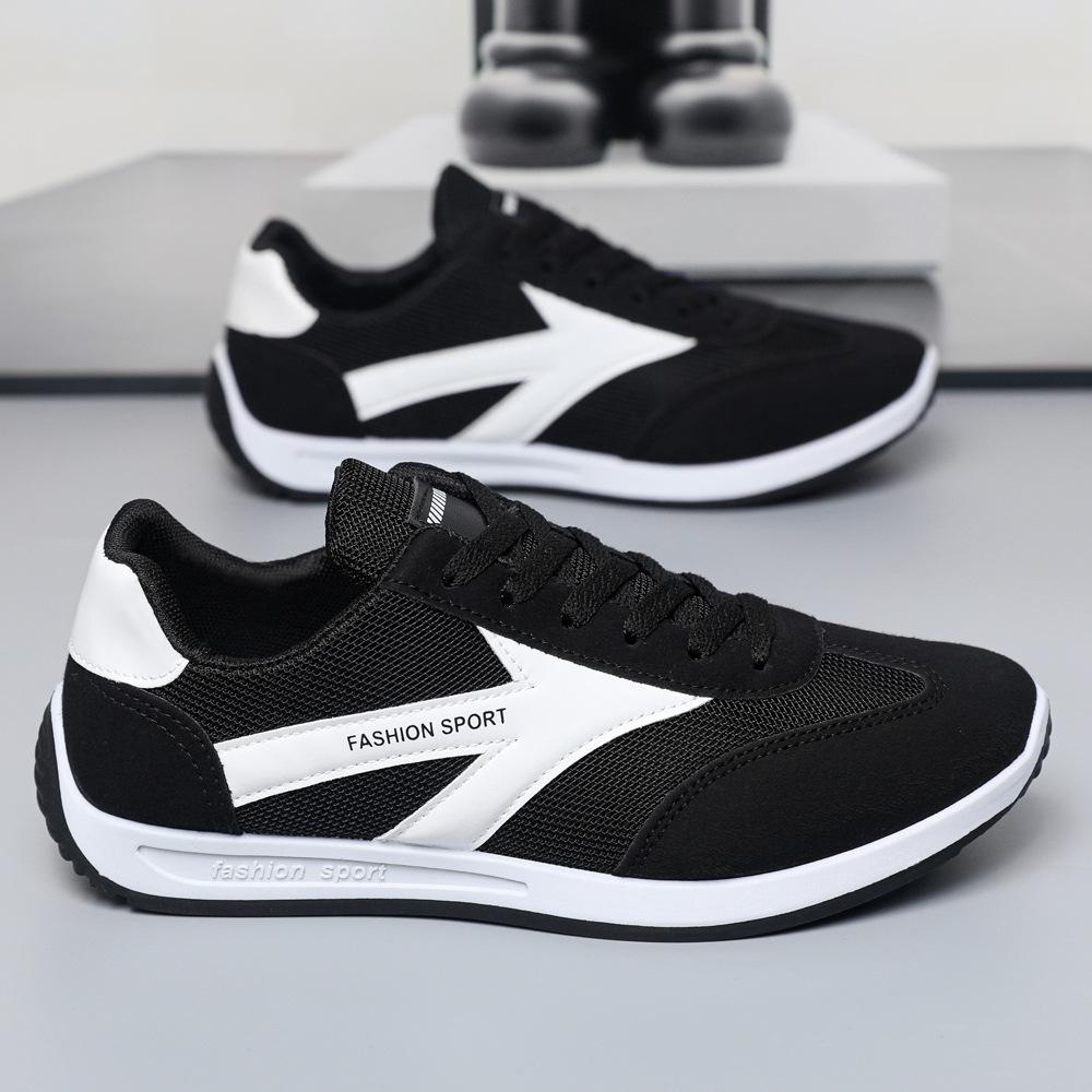 Студенческие легкие кроссовки 2025 года, новые летние корейские версии, модные мужские спортивные туфли, сетчатые повседневные кроссовки Forrest Gump