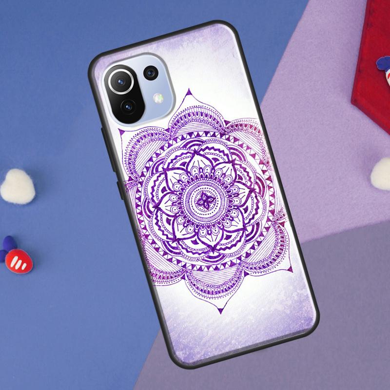 Индийский Цветочный Хна Мандала Чехол Для Xiaomi 14 Ultra 13 11T 12T 13T 14T Pro POCO X6 X7 Pro X3 X5 F3 F5 F6 M6 Pro