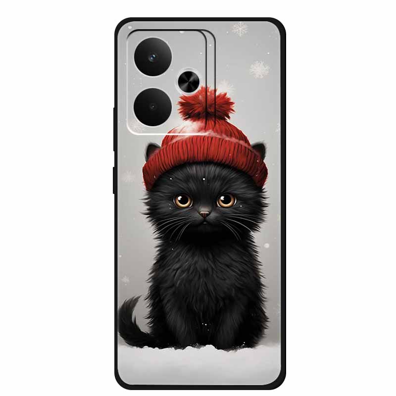Для телефона Realme GT 7 T 7T Чехол Модные Фото Черный Силикон Мягкая Задняя Крышка Чехол Для Realme GT 7T GT7 7 T Чехол GT7T Coque Capa