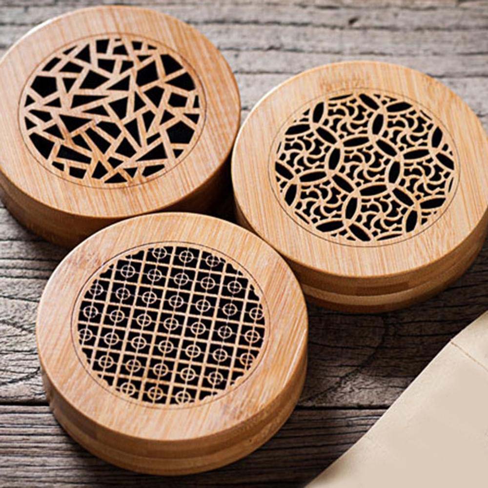 Coils Incense Hollow Carved Buddhist Incense Holder Censer Ash Catcher Home Decor Desktop Ornament