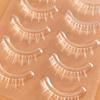Long Cross White Lashes Thick Eye Makeup Tools Woman's Beauty White False Eyelashes  for Cosplay