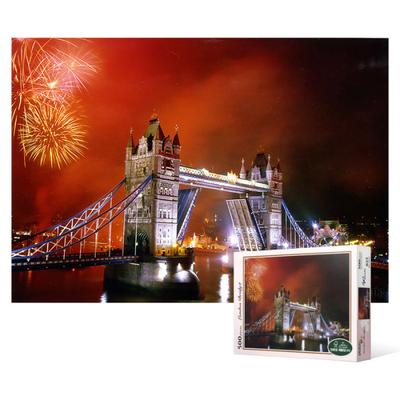 Пазл из 500 деталей - London Tower Bridge Fireworks 2, популярная корейская головоломка