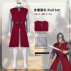Popular medieval chain mail red knight cos costume halloween cosplay robe set performance costume