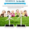 Solar Windmill Sedan Car Ornament - Creative Outdoor Interior Decoration & Science Experiment Model