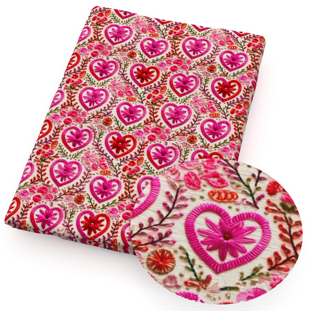 Сделай сам Синтетическая кожа Ткань Цветы Цветочный принт Имитация вышивки Искусственная кожа Обувь Имитация вышивки