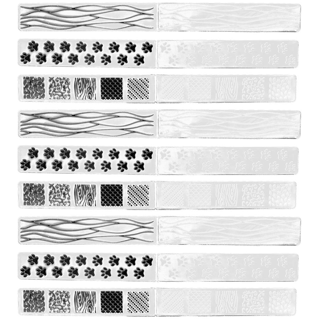 9 шт. Пластиковые папки для тиснения Тисненный шаблон Сделай сам Изготовление открыток Скрапбукинг Инструменты для бумажного творчества